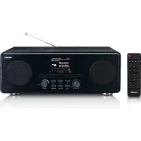 Lenco DIR-260BK - Internetradio mit DAB+ und FM-Radio, CD/MP3-Player, Bluetooth, 2 x 10 Watt RMS, 2,8" Farbdisplay, schwarz