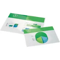 GBC Laminierfolien , für Heißlaminiergeräte, A4 Hoch- & Querformat, beschriftbar, 100 µ, L 303 x B 216 mm, transparent, Polyester, 100 Stück