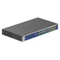 Netgear GS524UP, Unmanaged, Gigabit Ethernet (10/100/1000), Vollduplex, Power over Ethernet (PoE), Rack-Einbau