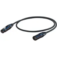 Proel Professionelles Mikrofonkabel, 5m, schwarz