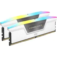 Corsair Vengeance RGB DDR5-6000 - 32GB - CL30 - Dual Channel (2 pcs) - AMD EXPO & Intel XMP - Weiß mit RGB