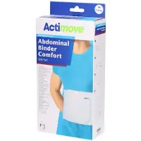 Actimove Abdominal Binder Comfort Gr. M, für Körperumfang 115-155 cm, weiß
