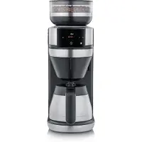Severin Filterkaffee-Vollautomat FILKA KA 4853 gebürstetmattschwarzsilber
