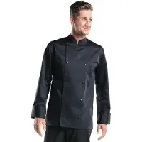 Chaud Devant Kochjacke Roma Schwarz | XXL