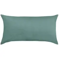 TRAUMSCHLAF Uni Mako-Satin Kissenbezüge 40x80 cm | salbeigrün - grün