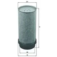 MAHLE ORIGINAL Sekundärluftfilter LXS 282