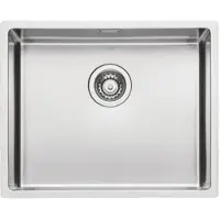 NABER CORNO Basso 4 Edelstahl Spüle mit Flachrand / ab 60 cm Schrankbreite / Einbauspüle Einzelbecken