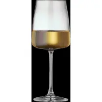Lyngby Glas Weißweinglasset Glas Krystal Zero Clear 430 ml (4er-Set)