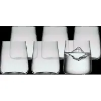 Lyngby Glas Wasserglas Glas Krystal Zero 420 ml (6er Set)