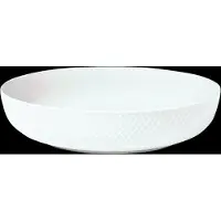 Lyngby Porcelæn - Rhombe Weiß Servierschale - Ø28.5 cm