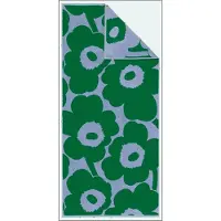 Marimekko - Unikko Badetuch 70 x 150 cm, hellblau / grün