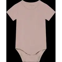 Minymo Body k/ä - Viskose - Einfach Taupe - - 68 - Body K/Ä