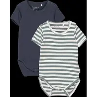 Minymo Bodys k/ä - 2er-Pack - Goblin Blue - - 2 Jahre (92) - Body K/Ä