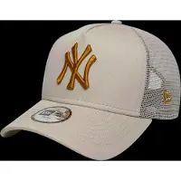 New Era Kappe - League Trucker - New York Yankees - Hellbeige M - - 4-6 Jahre (104-116) - Kappen