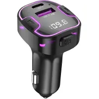 XO 2in1 Bluetooth FM transmitter Smart Dual KFZ Ladeadapter, schwarz (-BCC12)