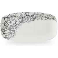 Churchill Livingstone Studio Prints Kintsugi Accents Quartz Black Platte 35,5 x 18,9cm