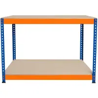 Monster S-Rax 2-stufige Werkbank- 120cm x 60cm x 90cm