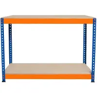 Monster S-Rax 2-stufige Werkbank- 120cm x 45cm x 90cm