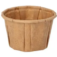 Papstar 250 Dressingbecher, Papier `pure` 25 ml Ø 4,4 cm · 2,8 cm braun