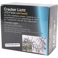 Lex warmweiße 384LED 14m Cracker Lichterkette Büschelkette Weihnachten