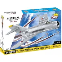 Cobi Klocki Cobi COBI 5821 Historical Collection Cold War Cold War Fighter Plane S-102 Czechoslovak Air Force 504 pads