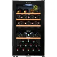 Temptech La Sommelière ECS51.2Z, Freistehend, 49 Flasche(n), G, Innenbeleuchtung, SN-ST, Schwarz