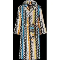 Missoni Bademantel Best Hooded Unisex Black Multicolor-XL