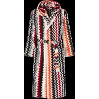 Missoni Bademantel Best Hooded Unisex Red Multicolor-M
