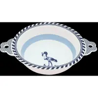 Pols Potten Schüssel x Rijksmuseum Bird Patterned Blue 17 cm