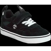 Timberland Kleinkind Stone Jump Low Klettverschluss Sneaker Black Wildleder-Schuhgröße 28