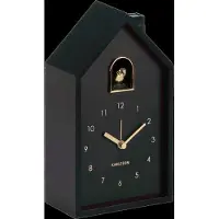 Karlsson - Wecker Modern Cuckoo Oro - Schwarz - 15x11.5x20cm