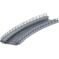 Märklin Gebogenes Rampenstück, HO (1:87), 15 Jahr(e), Grau