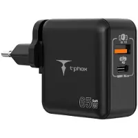 Wisam Wandladegerät T-Phox Mega T-PP09 GaN PD 65W USB/USB-C Schwarz