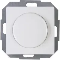 Kopp 843402085 PARIS - Kombigerät - Druck-Wechselschalter, Dimmer, für LED, Glühlampen, Halogenlampen, Farbe: arktisweiß