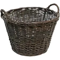Garden Weidenkorb aus Weide in braun, Ø 40 x 27cm