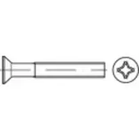Toolcraft 1066248 Senkschrauben M10 25 mm Kreuzschlitz Phillips DIN 965 Edelstahl A4 100 St.