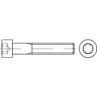 Toolcraft 1062146 Zylinderschrauben M5 20 mm Innensechskant DIN 912 Edelstahl A4 500 St.