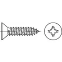 Toolcraft 1068226 Senkblechschrauben 2.9 mm 16 mm Kreuzschlitz Phillips DIN 7982 Edelstahl A2 1000 St.