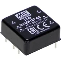 MEAN WELL DKMW15F-05 DC/DC-Wandler 24 V 5 1.5 A 15 W Anzahl Ausgänge 2 x