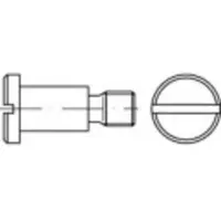 Toolcraft Toolcraft, Schrauben, Flachkopfschrauben M4 6 mm Sch (100 Schrauben pro Stück)