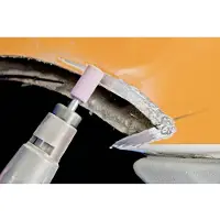 PFERD Schleifstift STEEL EDGE D10xH32mm 6mm Edelkorund AR 80 ZY , 10 Stück
