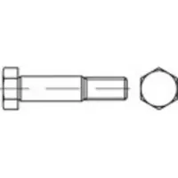 Toolcraft TO-9975060 Sechskant-Passschrauben M24 130 mm Außensechskant DIN 609 Stahl 5 St.