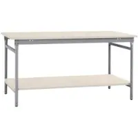 Manuflex BB5201.9006 Komplett-Beistelltisch BASIS stationär mit Melamin-Platte+
