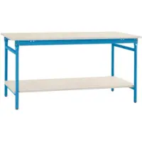Manuflex BB5201.5012 Komplett-Beistelltisch BASIS stationär mit Melamin-Platte+