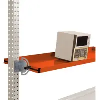 Manuflex ZB3923.2001 Neigbare Ablagekonsole für UNIVERSAL und PROFI, Nutztiefe 495 mm. Für Tischbreite 1500 mm