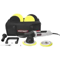 Dino KRAFTPAKET Exzenterpoliermaschine 230 V 650 W 1600 - 6400 U/min 125/150 mm 9mm Hub 640296 excenterpoleringsmaskine 230 V 650 W 1600 - 6400 U/min 125 mm