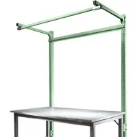 Manuflex ZB3843.6011 Aufbauportal mit Ausleger für UNIVERSAL + PROFI Spezial Grundtische, Nutzhöhe 1500 mm