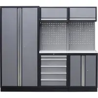Kunzer Werkstattmodul 1 mit Edelstahlarbeitsplatte WESS1