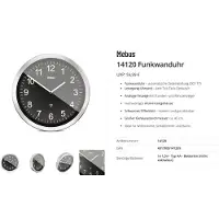 Mebus Orologio da Parete Senza Fili
