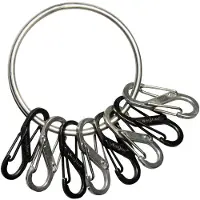 Nite Ize Schlüsselring mit Karabiner Bi